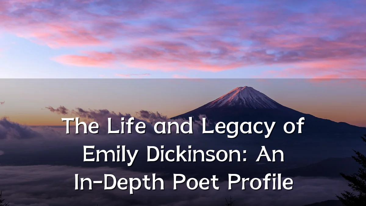 The Life and Legacy of Emily Dickinson: An In-Depth Poet Profile