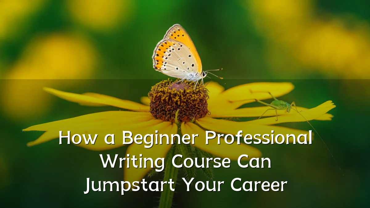 How a Beginner Professional Writing Course Can Jumpstart Your Career