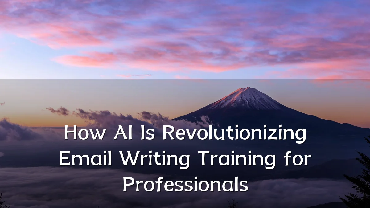 How AI Is Revolutionizing Email Writing Training for Professionals