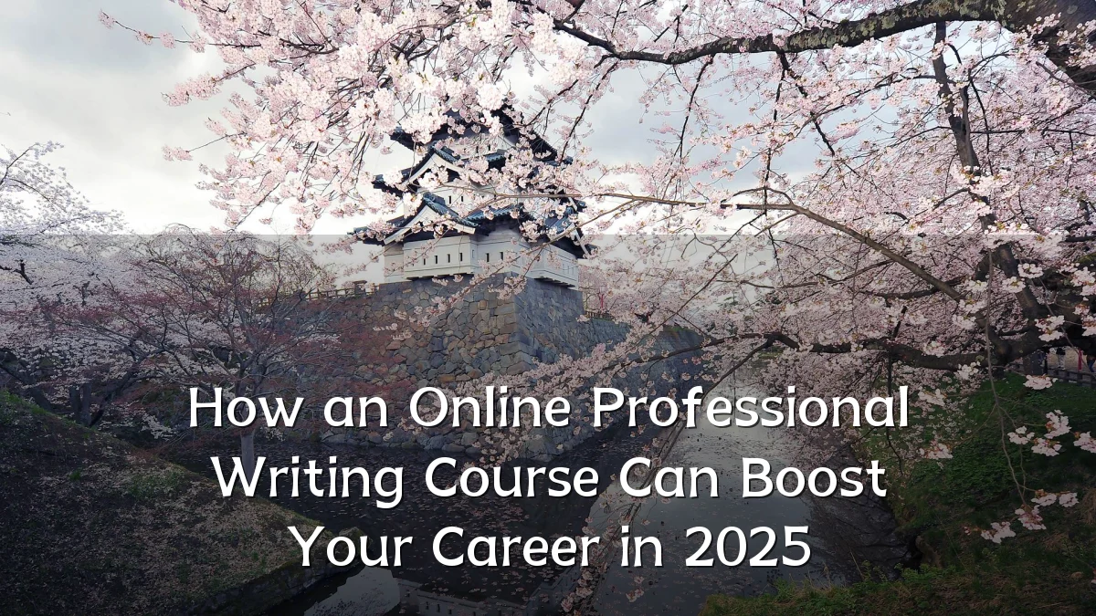 How an Online Professional Writing Course Can Boost Your Career in 2025