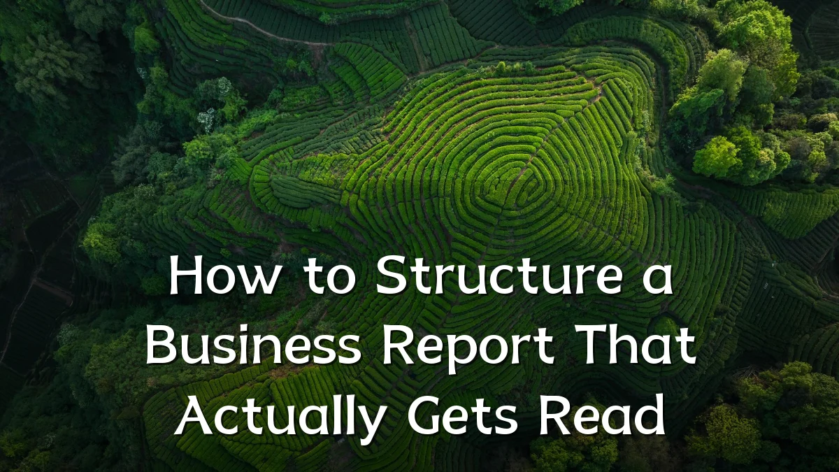 How to Structure a Business Report That Actually Gets Read