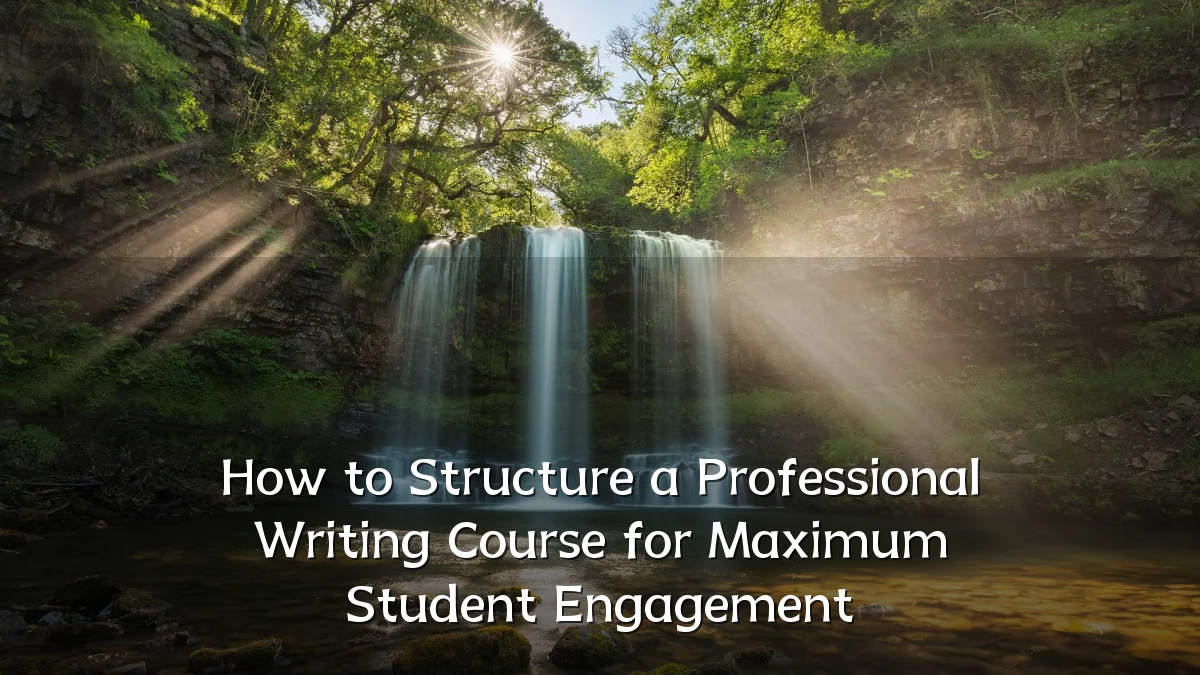 How to Structure a Professional Writing Course for Maximum Student Engagement