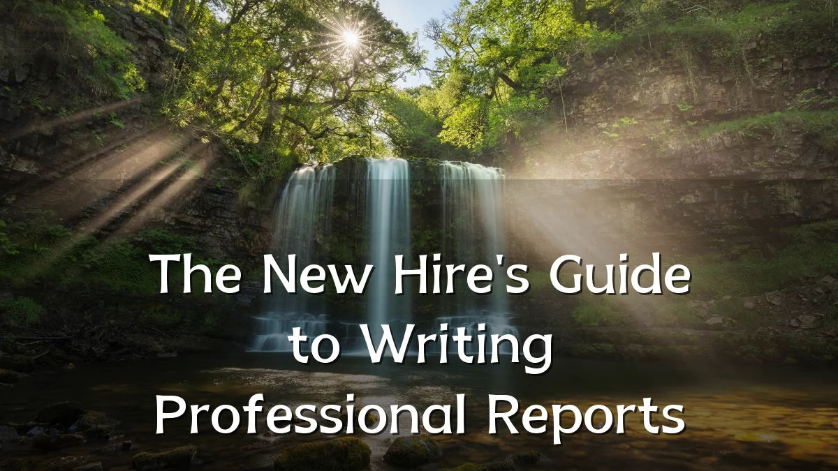 The New Hire's Guide to Writing Professional Reports