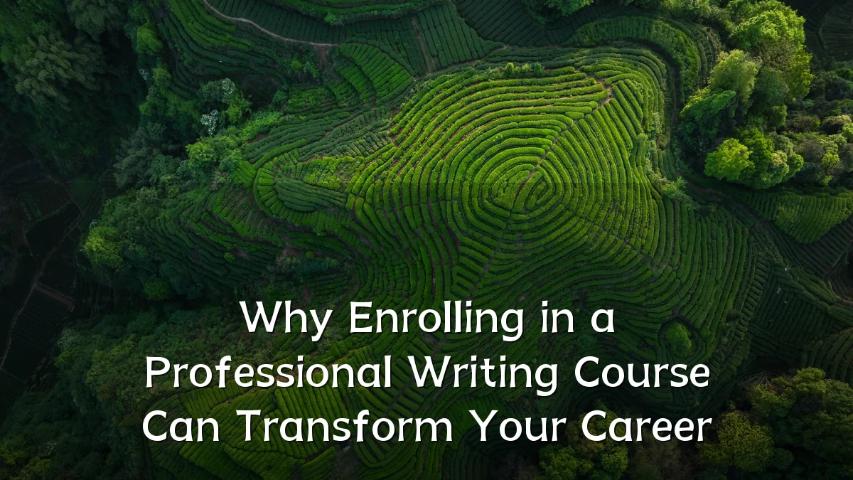 Why Enrolling in a Professional Writing Course Can Transform Your Career