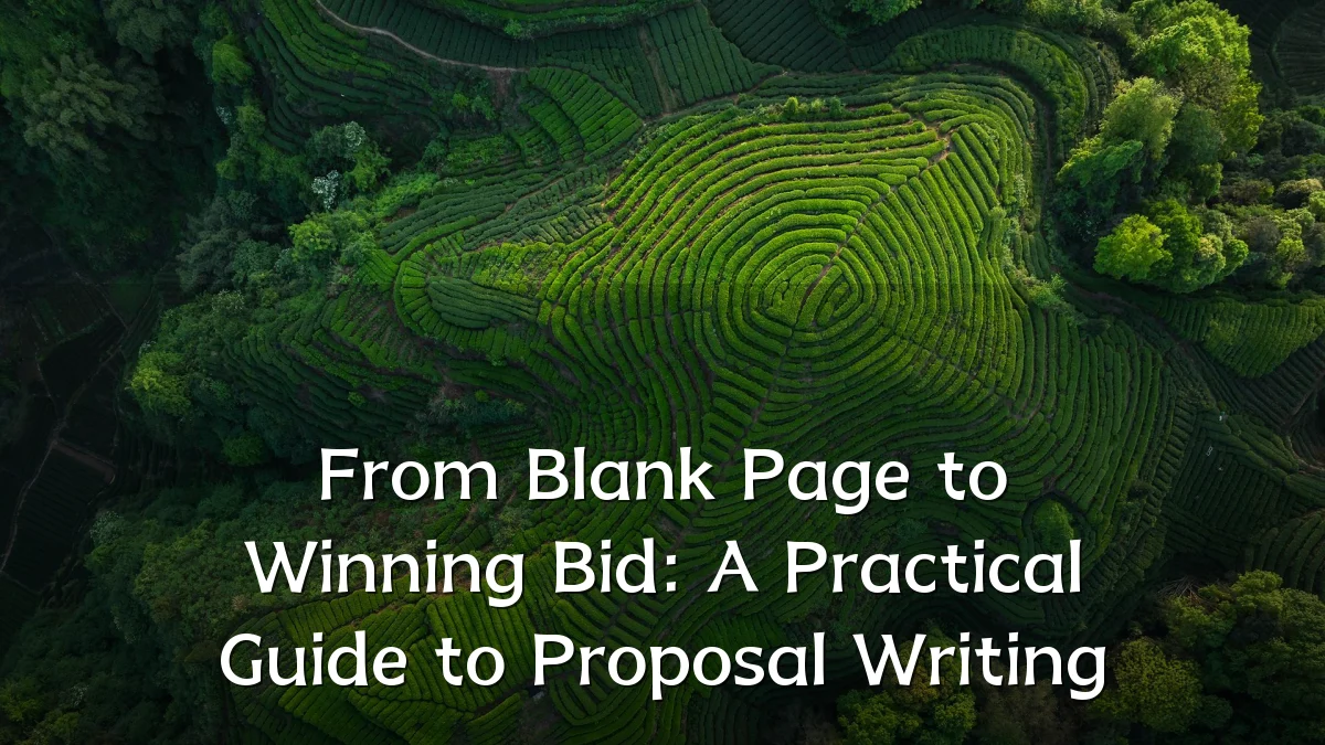 From Blank Page to Winning Bid: A Practical Guide to Proposal Writing