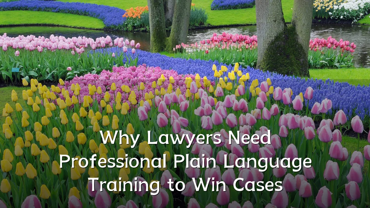Why Lawyers Need Professional Plain Language Training to Win Cases