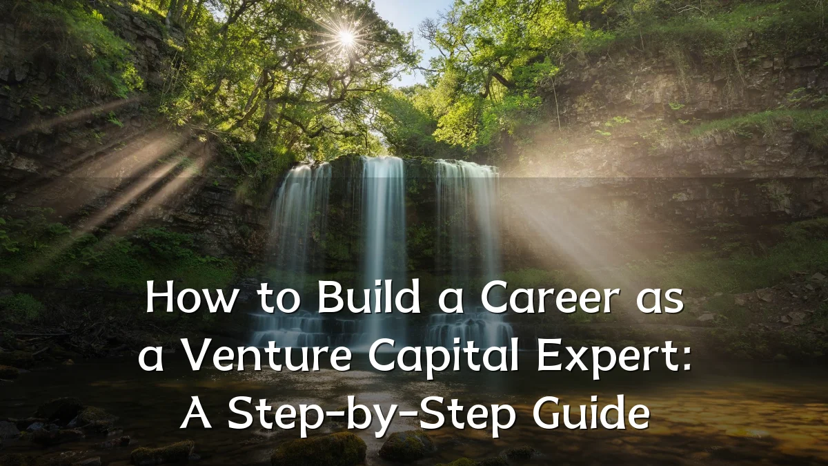 How to Build a Career as a Venture Capital Expert: A Step-by-Step Guide